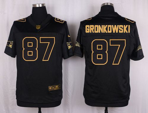 Rob Gronkowski New England Patriots black Pro Line jersey