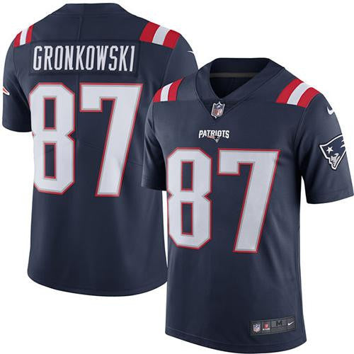 Rob Gronkowski New England Patriots navy Limited jersey