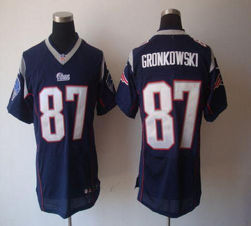Rob Gronkowski New England Patriots navy Elite jersey