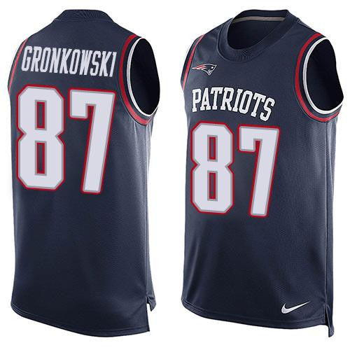 Rob Gronkowski New England Patriots navy Limited jersey