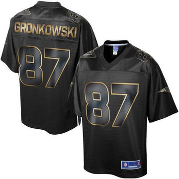 Rob Gronkowski New England Patriots black Pro Line jersey