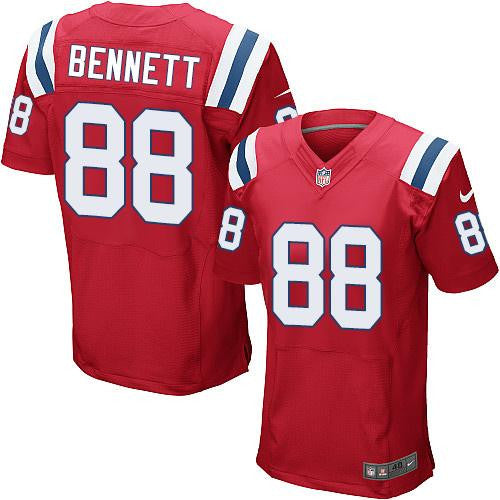 Martellus Bennett New England Patriots red Elite jersey