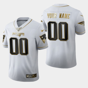 Custom New England Patriots white Untouchable jersey