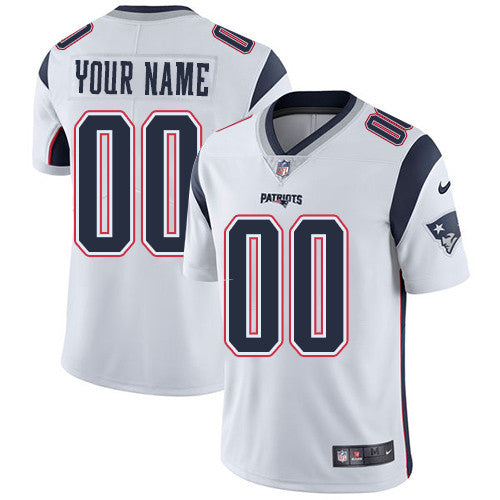 New England Patriots white Vapor jersey
