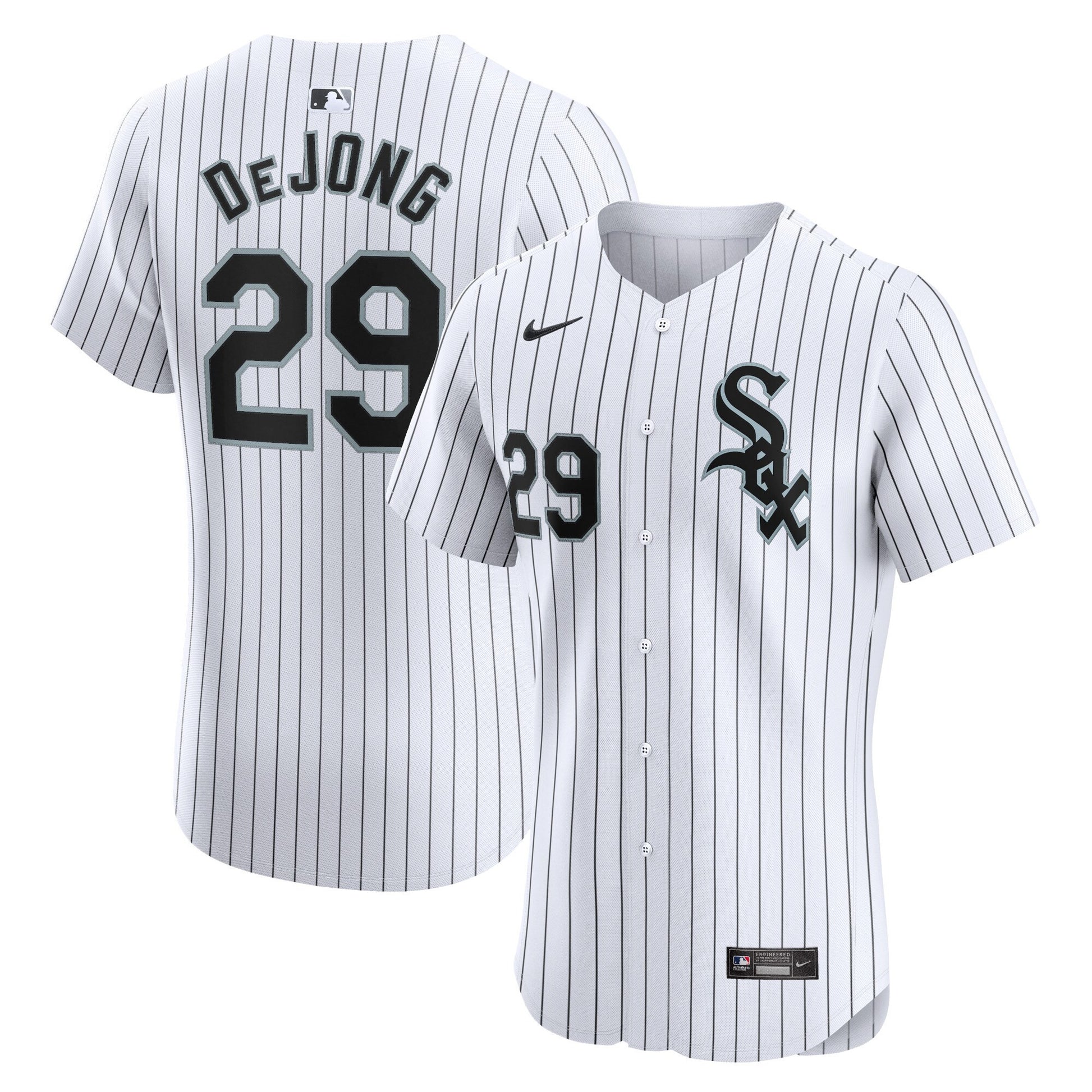 Paul Dejong Chicago White Sox white Elite jersey
