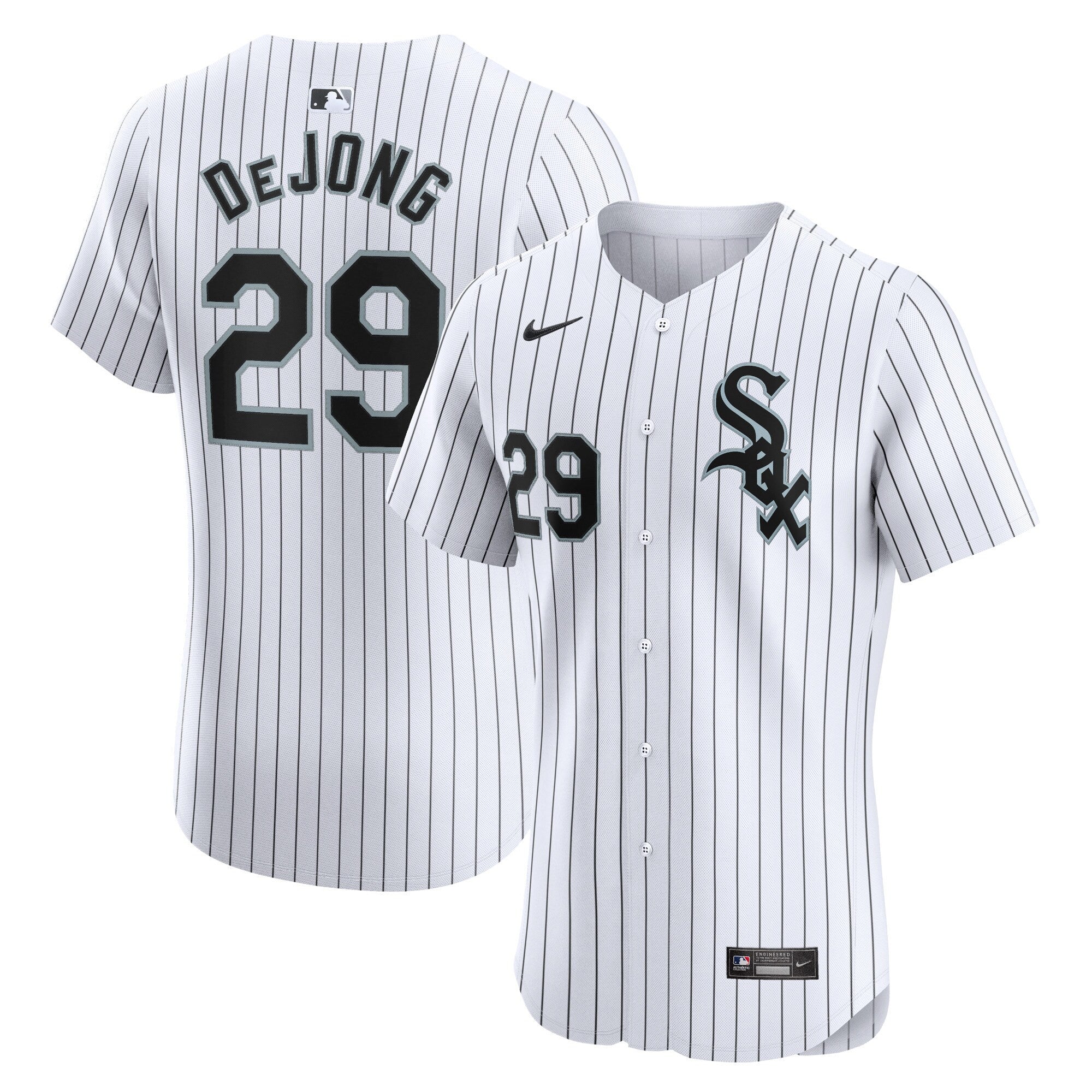 Paul Dejong Chicago White Sox white Elite jersey