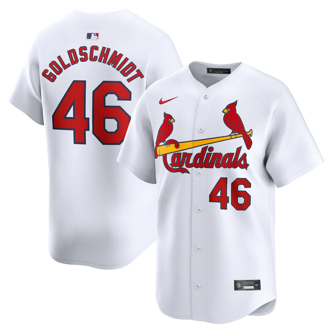 Paul Goldschmidt St. Louis Cardinals white Limited jersey