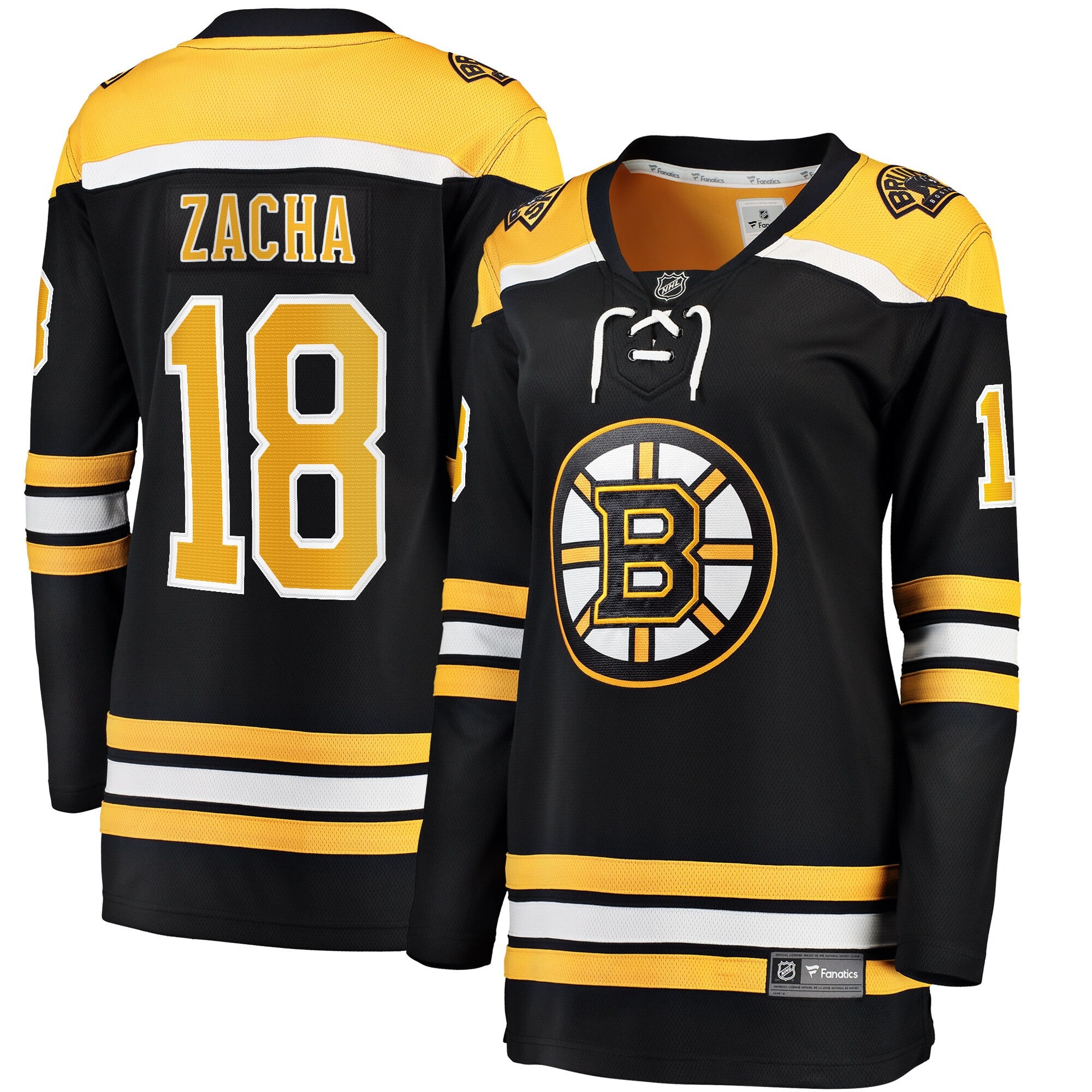Pavel Zacha Boston Bruins black Home jersey