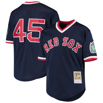 Pedro Martinez Boston Red Sox navy Cooperstown jersey