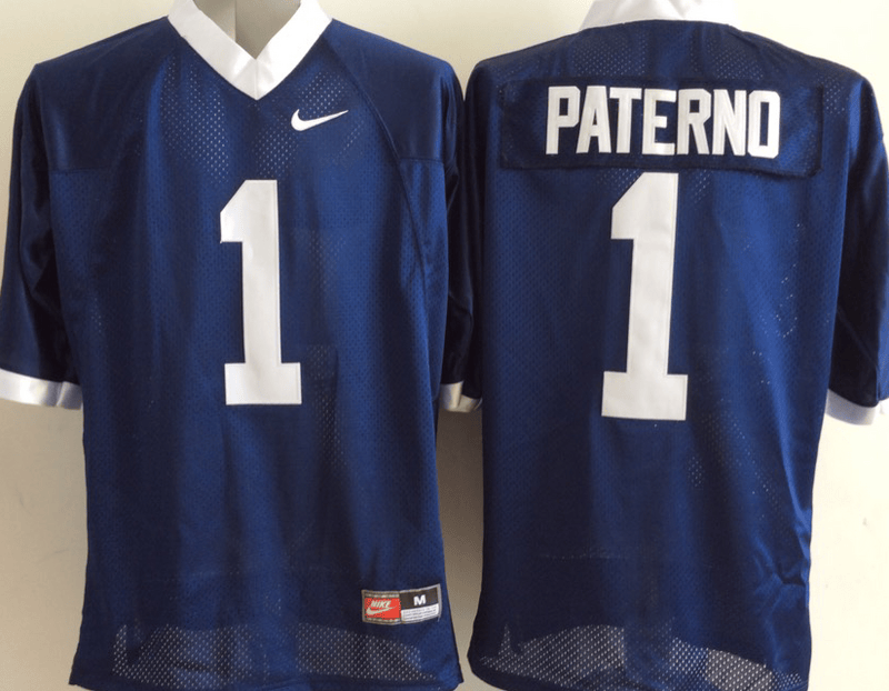 Joe Paterno Penn State Nittany Lions blue jersey