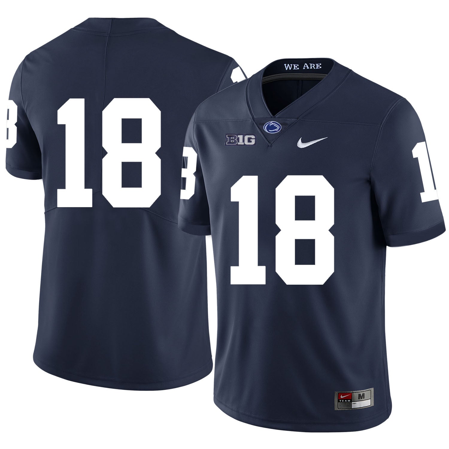 Jesse James Penn State Nittany Lions navy jersey