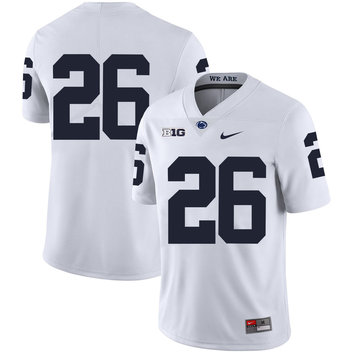 Saquon Barkley Penn State Nittany Lions white jersey