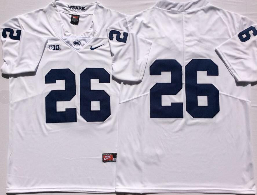 Saquon Barkley Penn State Nittany Lions white jersey
