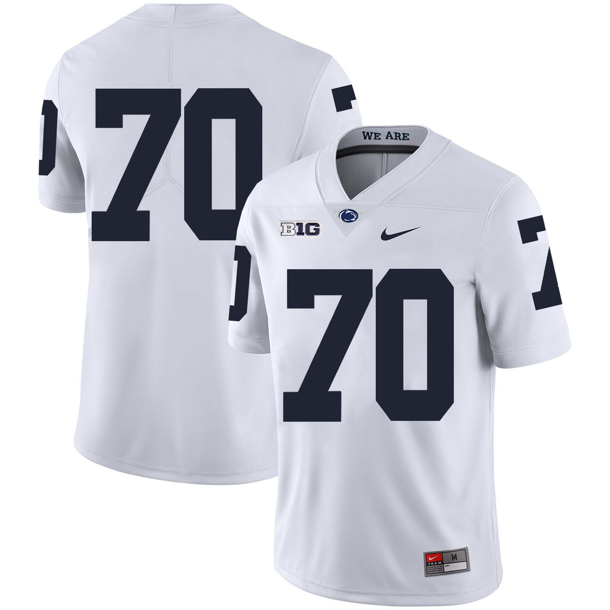 Mahon Blocks Penn State Nittany Lions white jersey