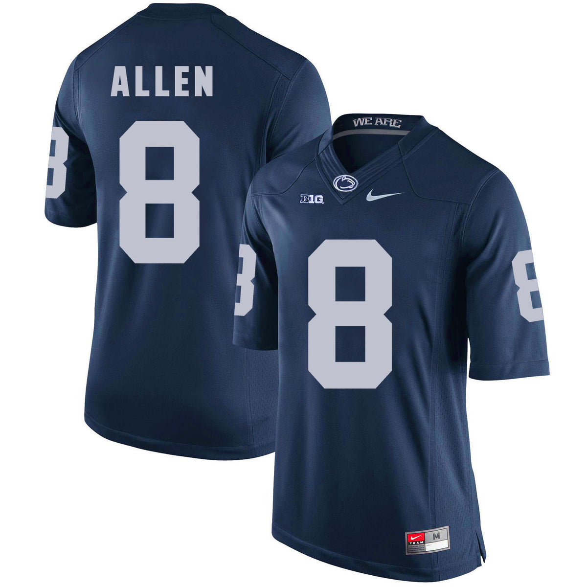 Mark Allen Penn State Nittany Lions navy jersey
