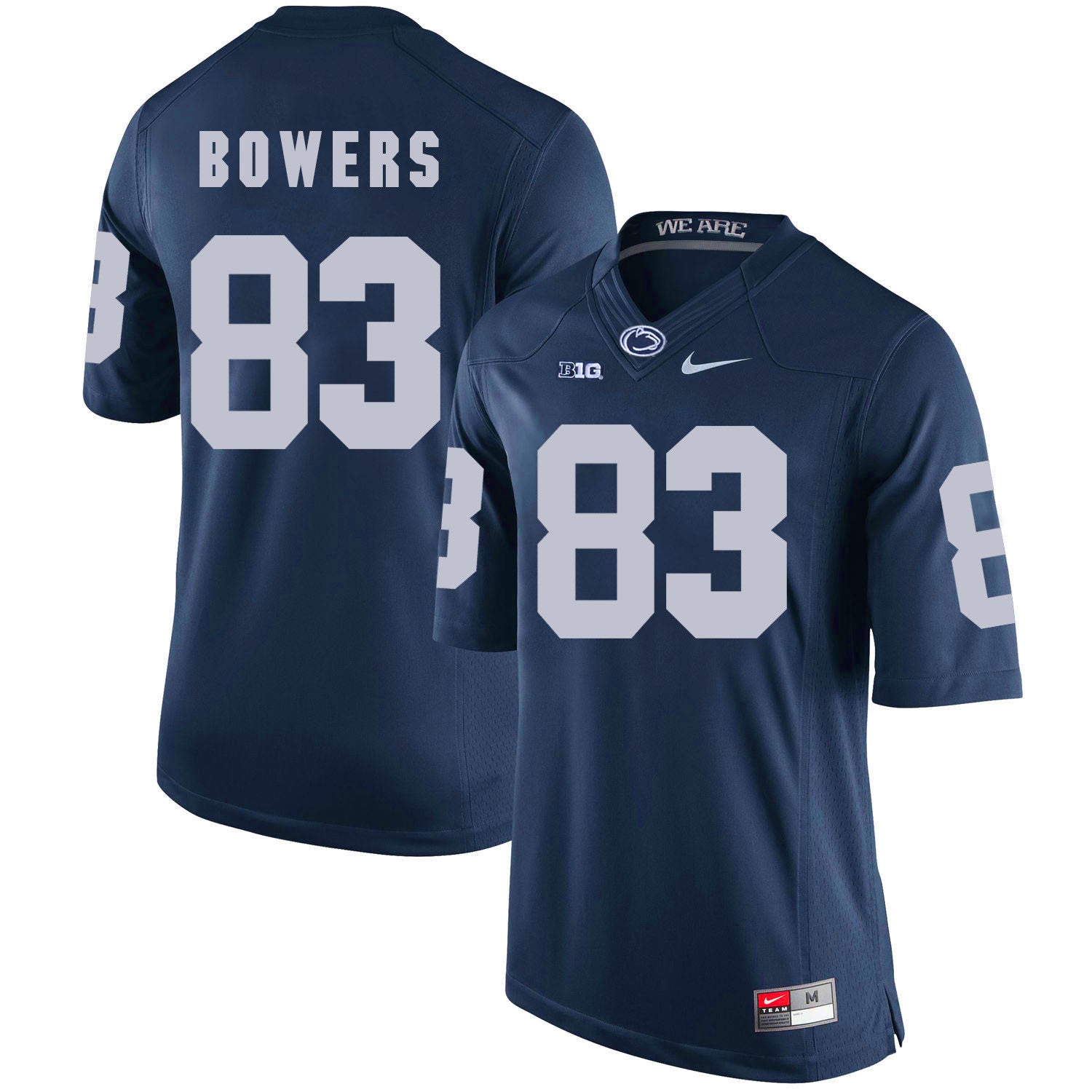 Nick Bowers Penn State Nittany Lions navy jersey