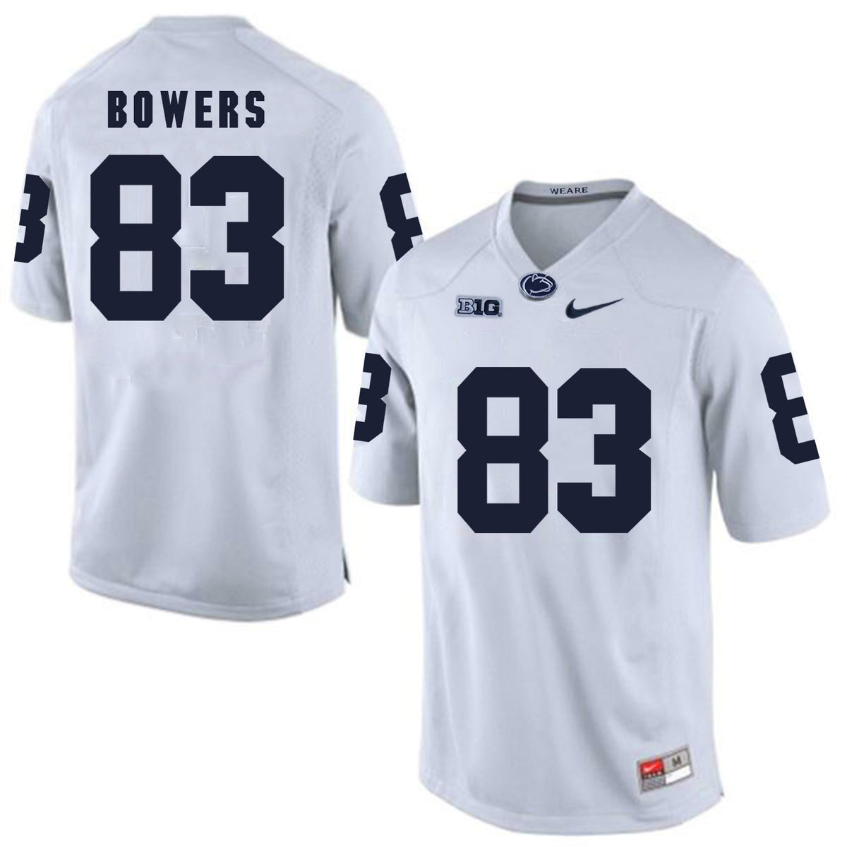 Nick Bowers Penn State Nittany Lions white jersey