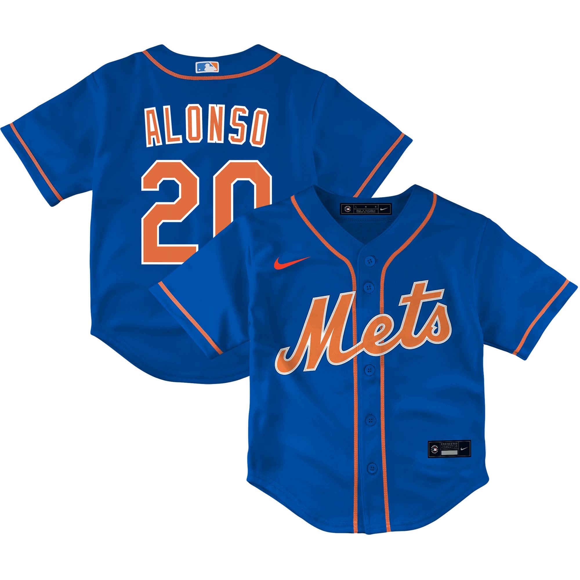 Pete Alonso New York Mets royal Alternate jersey