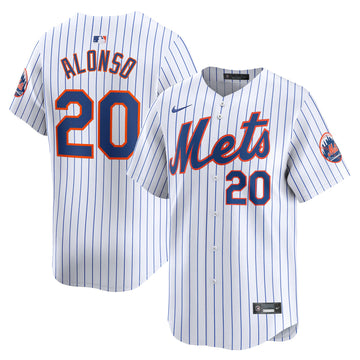 Pete Alonso New York Mets white Limited jersey