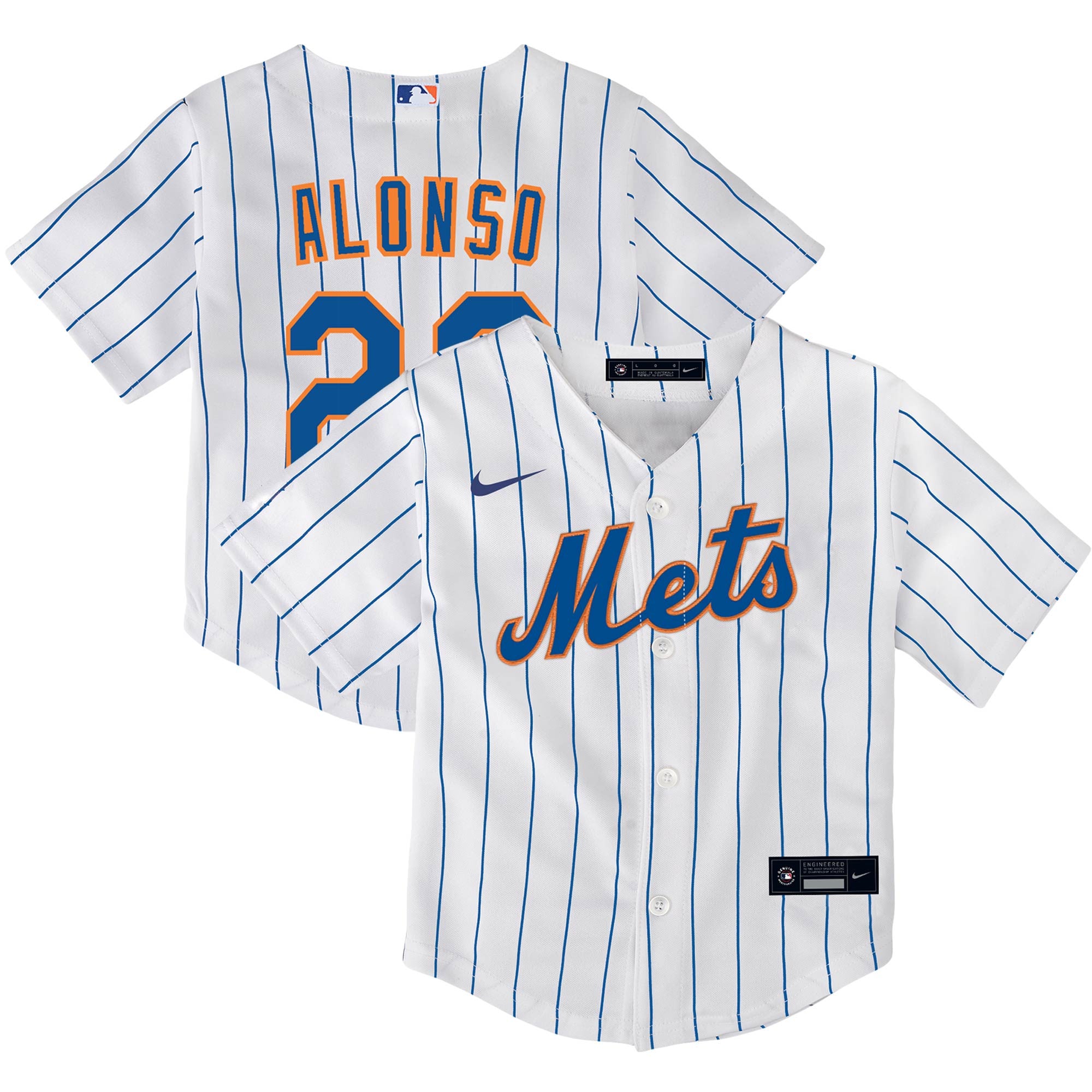 Pete Alonso New York Mets white Home jersey