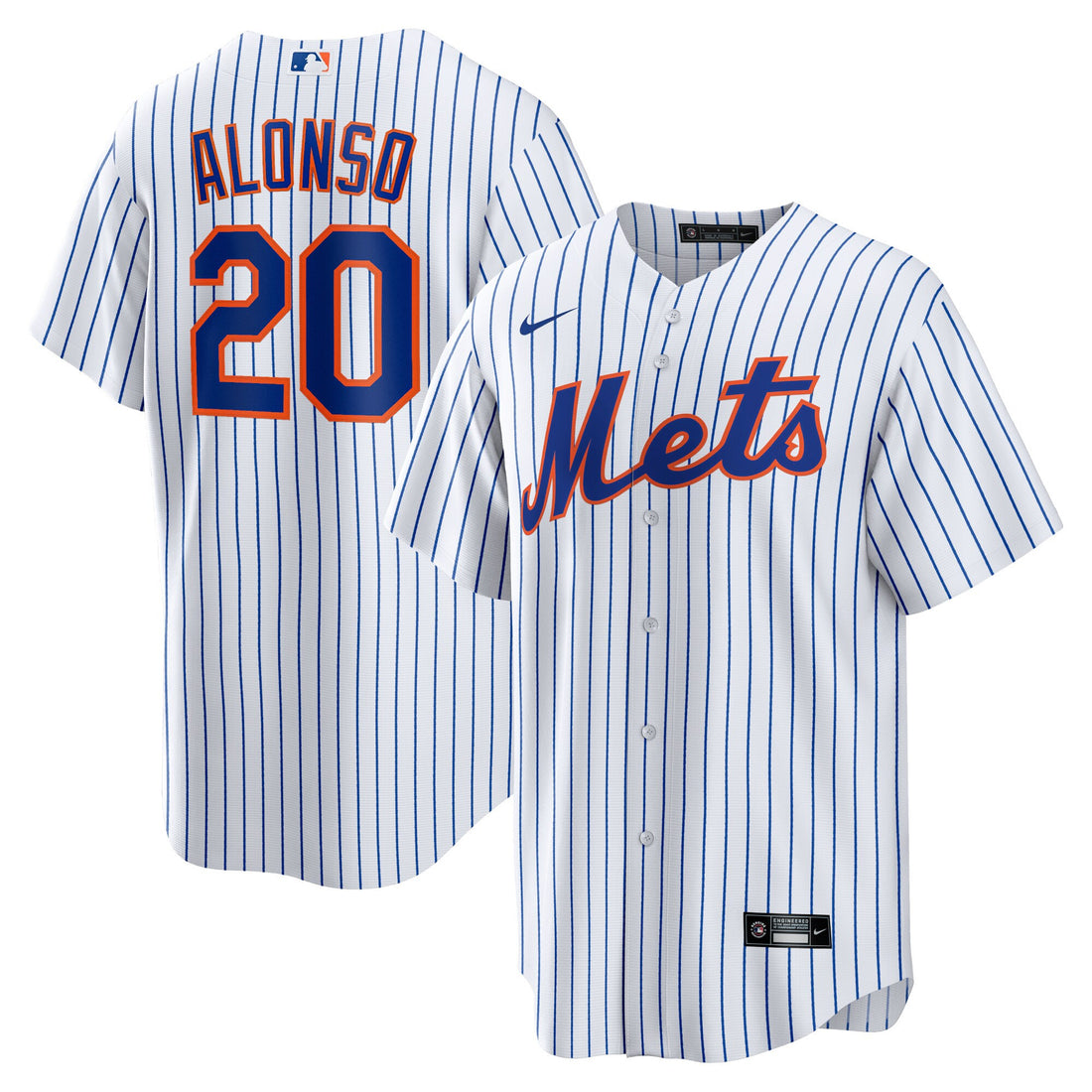 Pete Alonso New York Mets white Home jersey