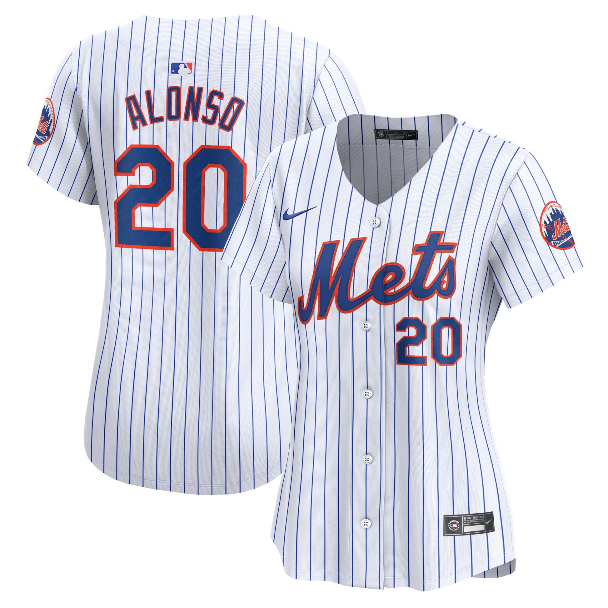 Pete Alonso New York Mets white Limited jersey