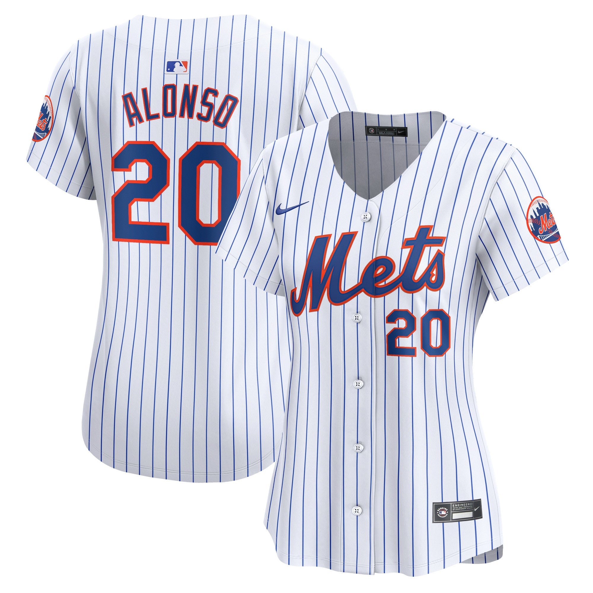 Pete Alonso New York Mets white Limited jersey