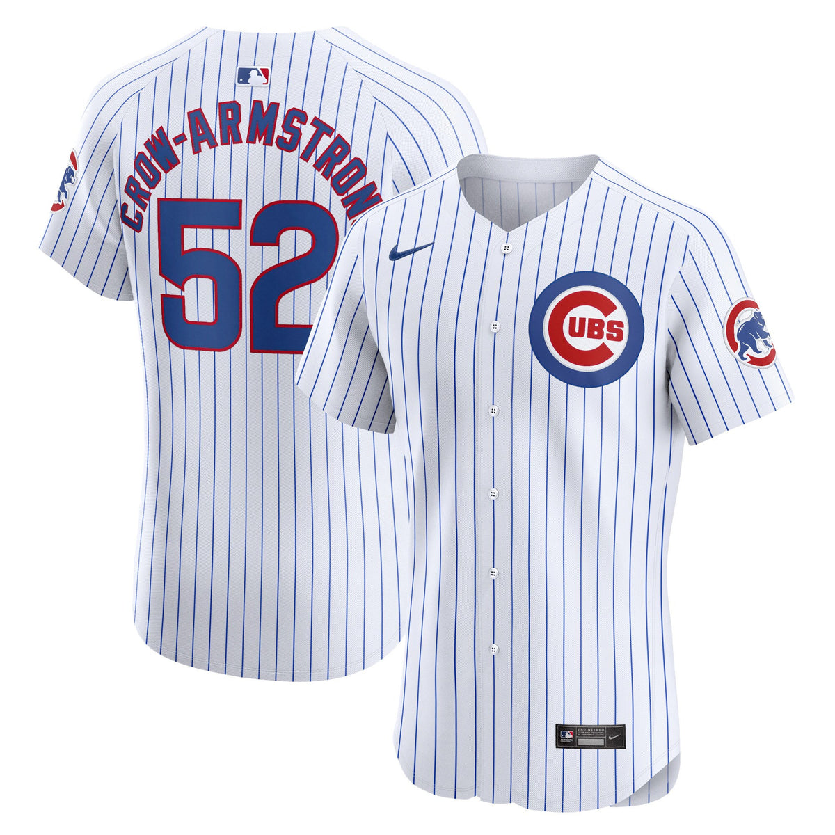 Pete Crow-armstrong Chicago Cubs white Elite jersey