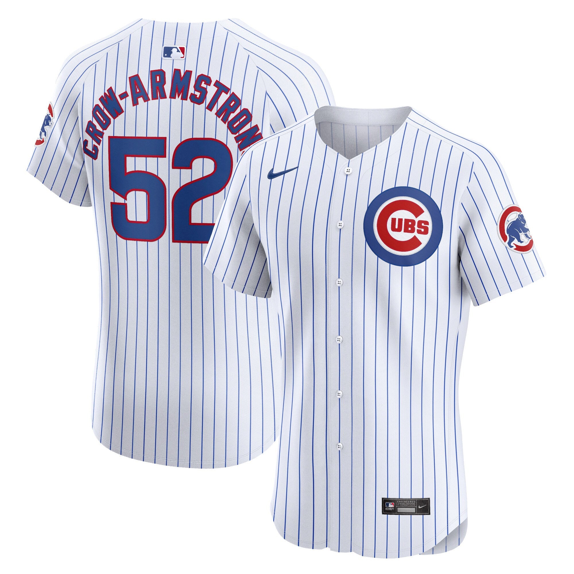 Pete Crow-armstrong Chicago Cubs white Elite jersey