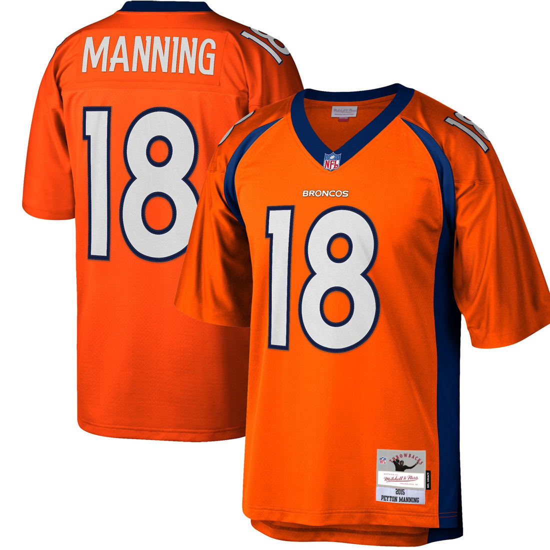 Peyton Manning Denver Broncos orange jersey