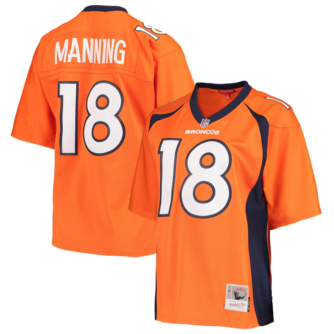 Peyton Manning Denver Broncos orange jersey