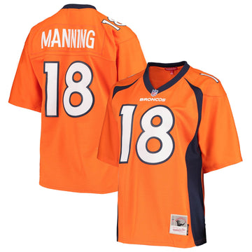 Peyton Manning Denver Broncos orange jersey