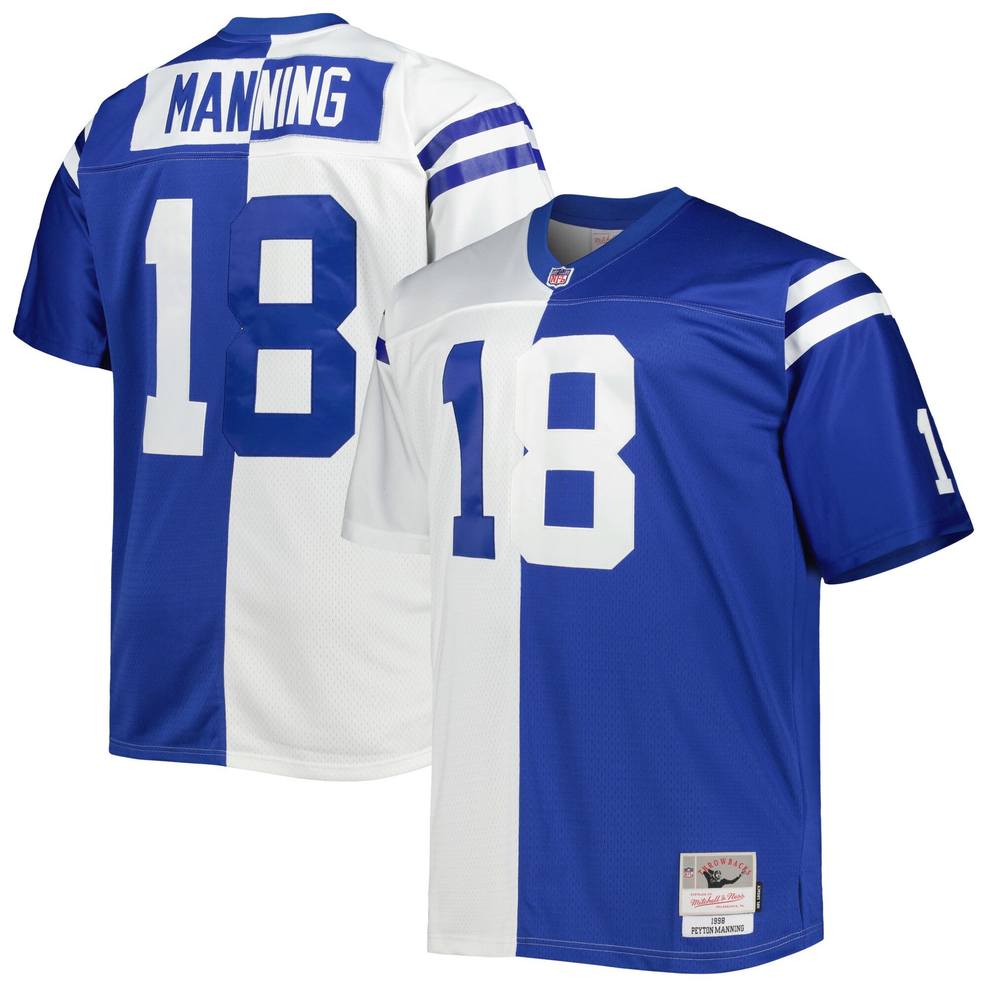 Peyton Manning Indianapolis Colts white Split jersey