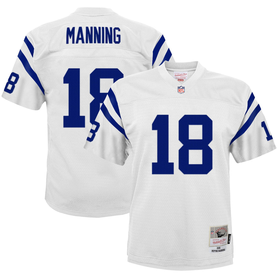Peyton Manning Indianapolis Colts white jersey