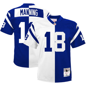 Peyton Manning Indianapolis Colts white Split jersey