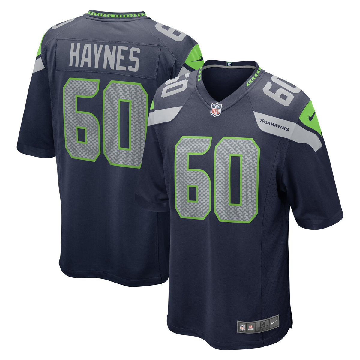 Phil Haynes College Seattle Seahawks navy jersey