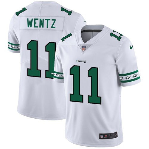 Carson Wentz Philadelphia Eagles white Limited jersey