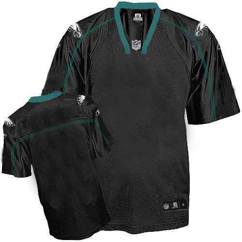 Custom Philadelphia Eagles black Shadow jersey
