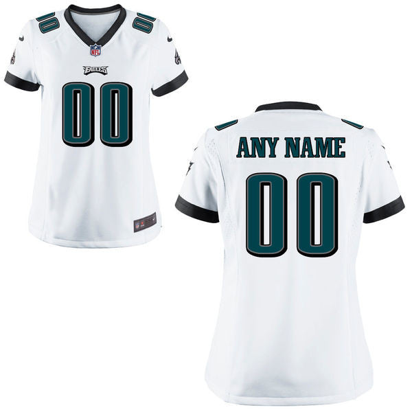 Philadelphia Eagles white Game jersey