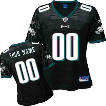 Custom Philadelphia Eagles black jersey