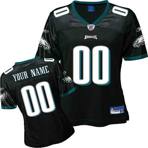 Custom Philadelphia Eagles black jersey