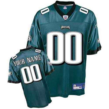 Custom Philadelphia Eagles green jersey