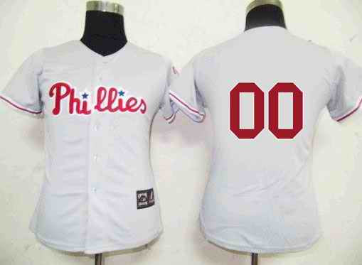 Custom Philadelphia Phillies grey jersey