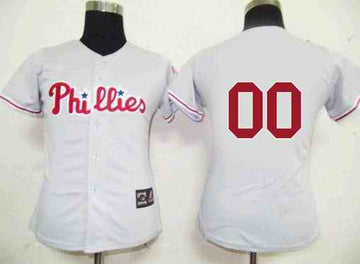 Custom Philadelphia Phillies grey jersey