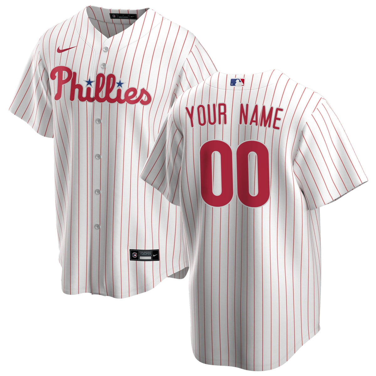 Philadelphia Phillies white Home jersey