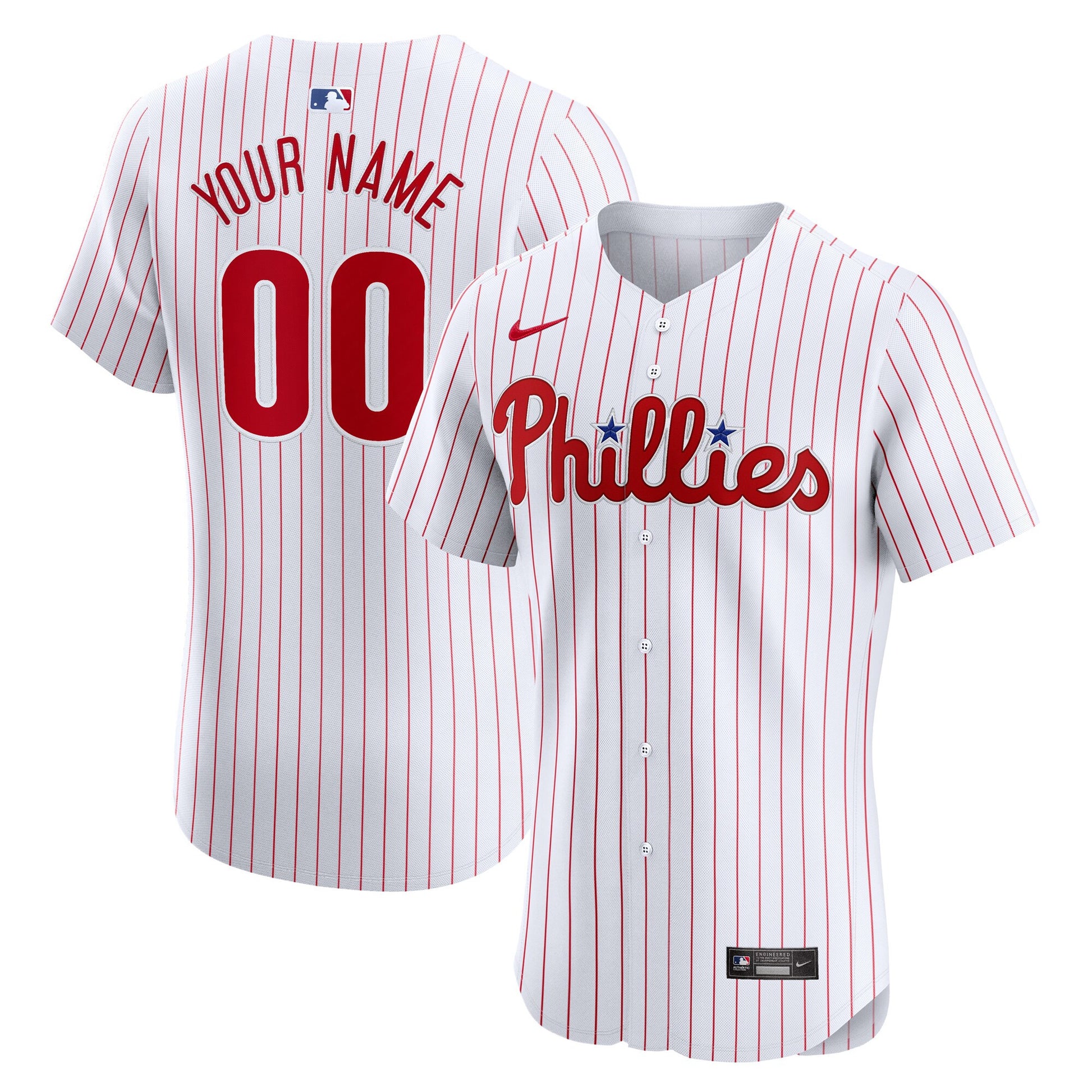Philadelphia Phillies white Elite jersey