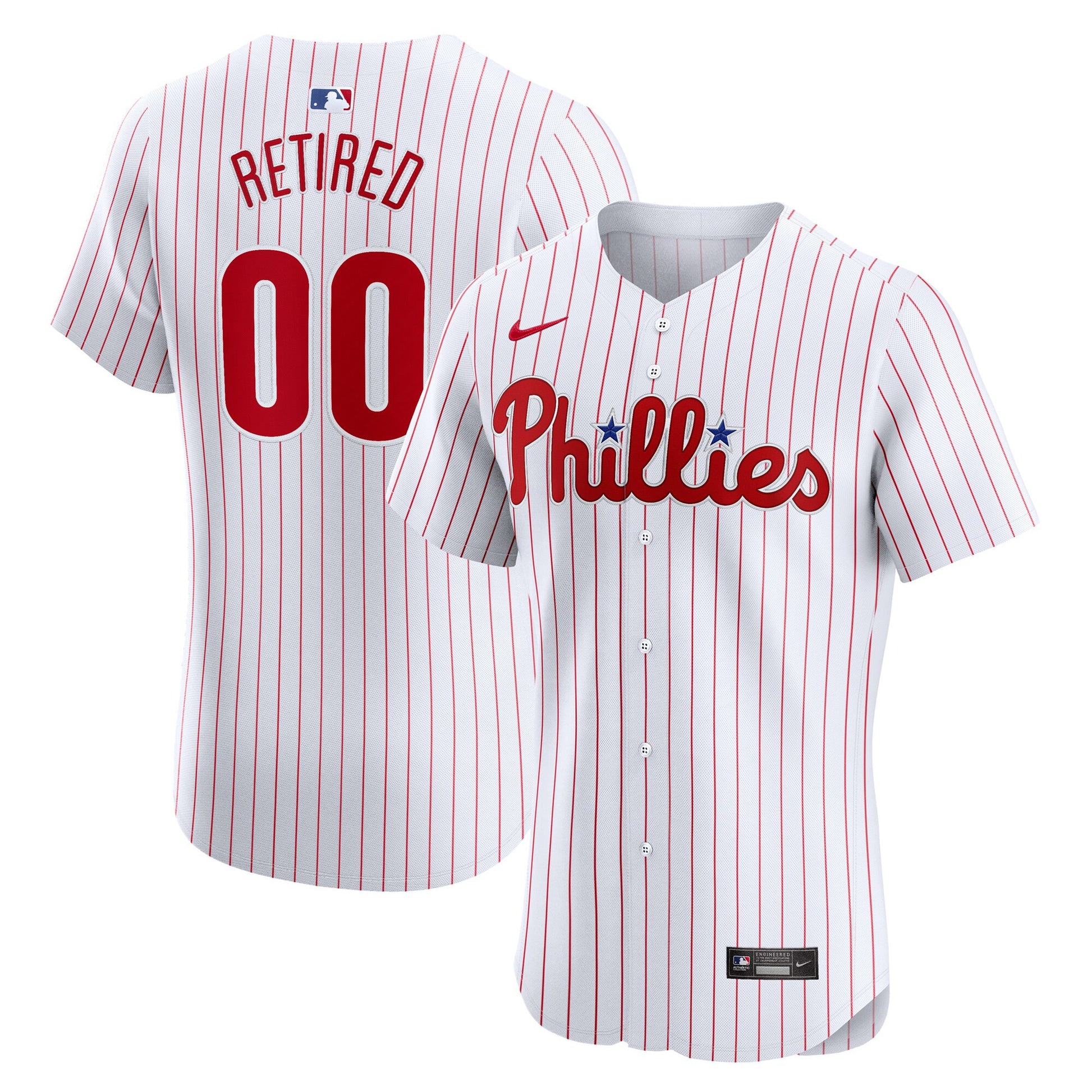 Philadelphia Phillies white Elite jersey