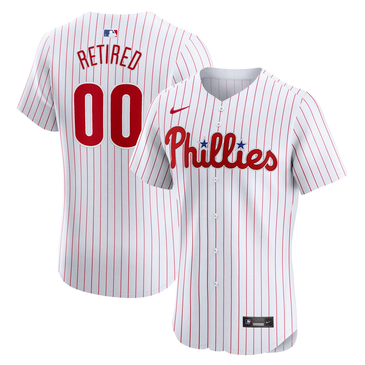 Philadelphia Phillies white Elite jersey