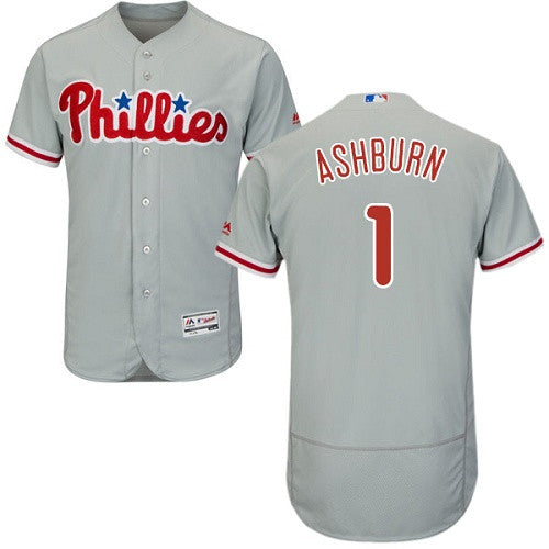 Richie Ashburn Philadelphia Phillies gray jersey