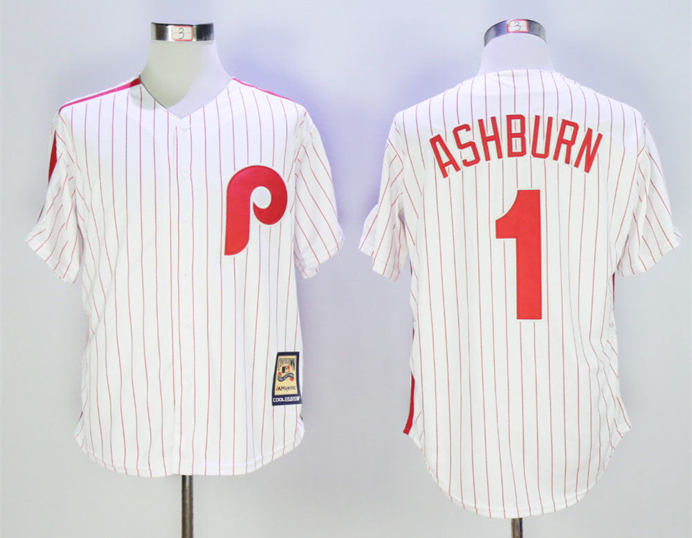 Richie Ashburn Philadelphia Phillies white Throwback jersey